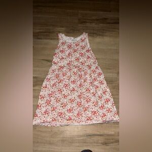 H&M Pink Floral Tank Dress for Girls